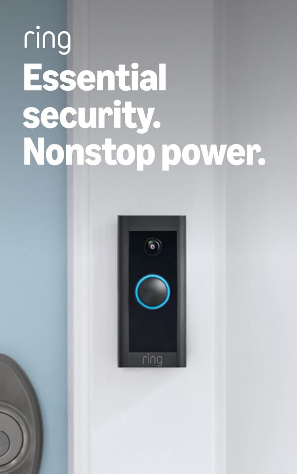 Ring Video Doorbell Wired — 1080p HD Video, Advanced Motion Detection