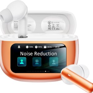 Wireless Earbuds with Active Noise Cancelling & Charging Case — 40H Playtime, Bluetooth 6.0