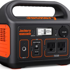 Jackery Portable Power Station Explorer 300 — 293Wh Solar Generator for Camping & Backup