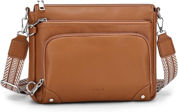 SYTRAH Anti-Theft Crossbody Purse — RFID Blocking Shoulder Bag with Built-in Wallet