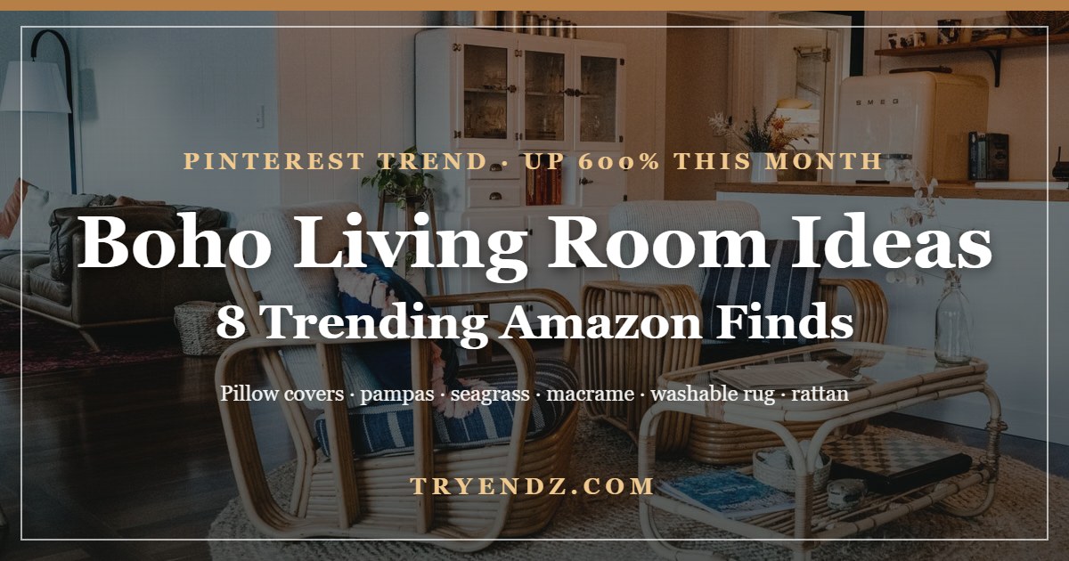 Boho Living Room Ideas: 8 Trending Amazon Finds (2026)